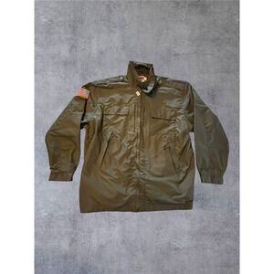 Galls‎ Securitas Jacket Mens XL GrayTactical Uniform JA721 Flag Patch